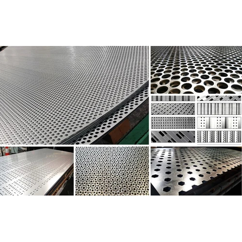 Decorative Metal Perforated Sheet - Color: Silver