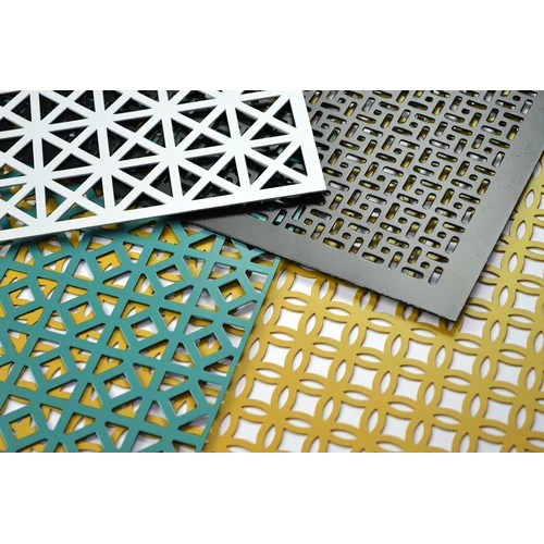 Metal Decorative Perforated Sheet With Patterned Openings