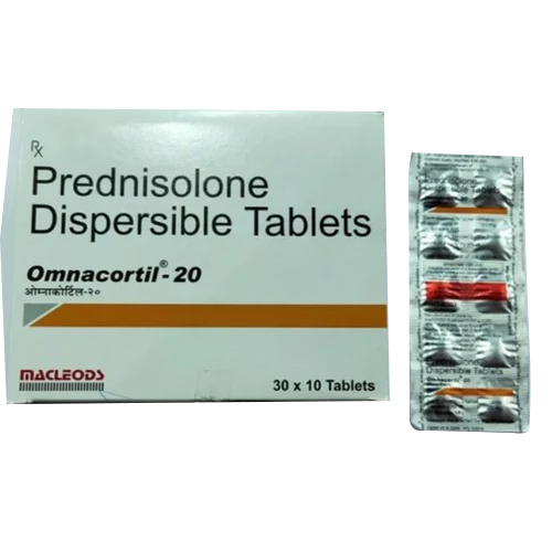 20 Mg Prednisolone Dispersible Tablets - Drug Type: General Medicines