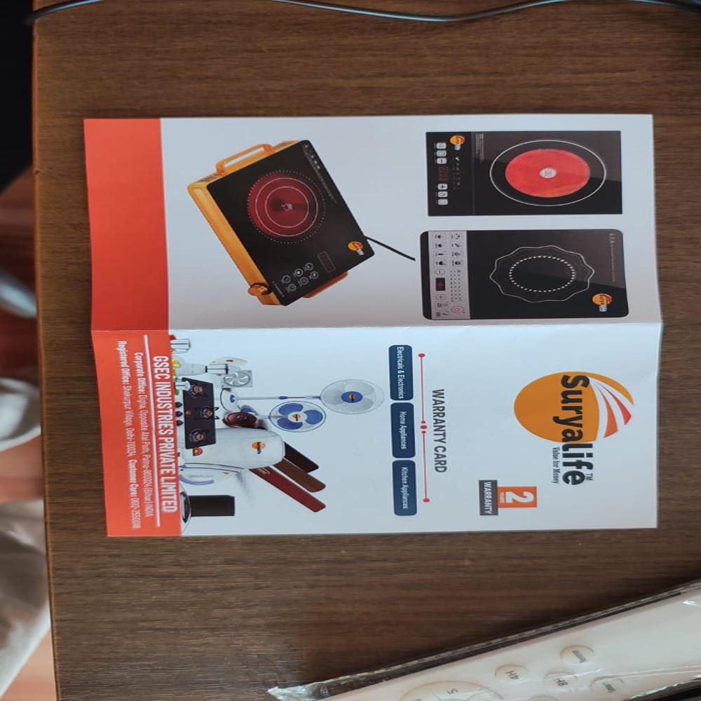 Domestic Use Infrared Stove - Application: Indoor Kitchen