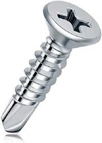 Din 7504 K Stainless Steel Hex Washer Head With Epdm Self Drilling Screw - Color: Silver