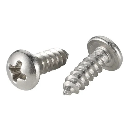 Steel Pan Phillip Self Drilling Screw - Color: Silver