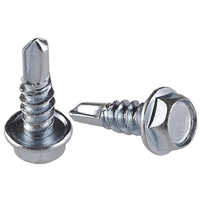 Galvanized Self Drilling Screw - Color: Silver
