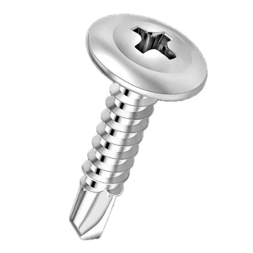 Stainless Steel Truss Head Self Drilling Screw - Color: Silver