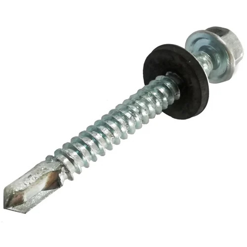 Zinc Coated Self Drilling Screw - Color: Silver