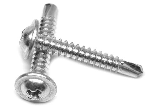 Round Ss Drilling Screw - Color: Silver