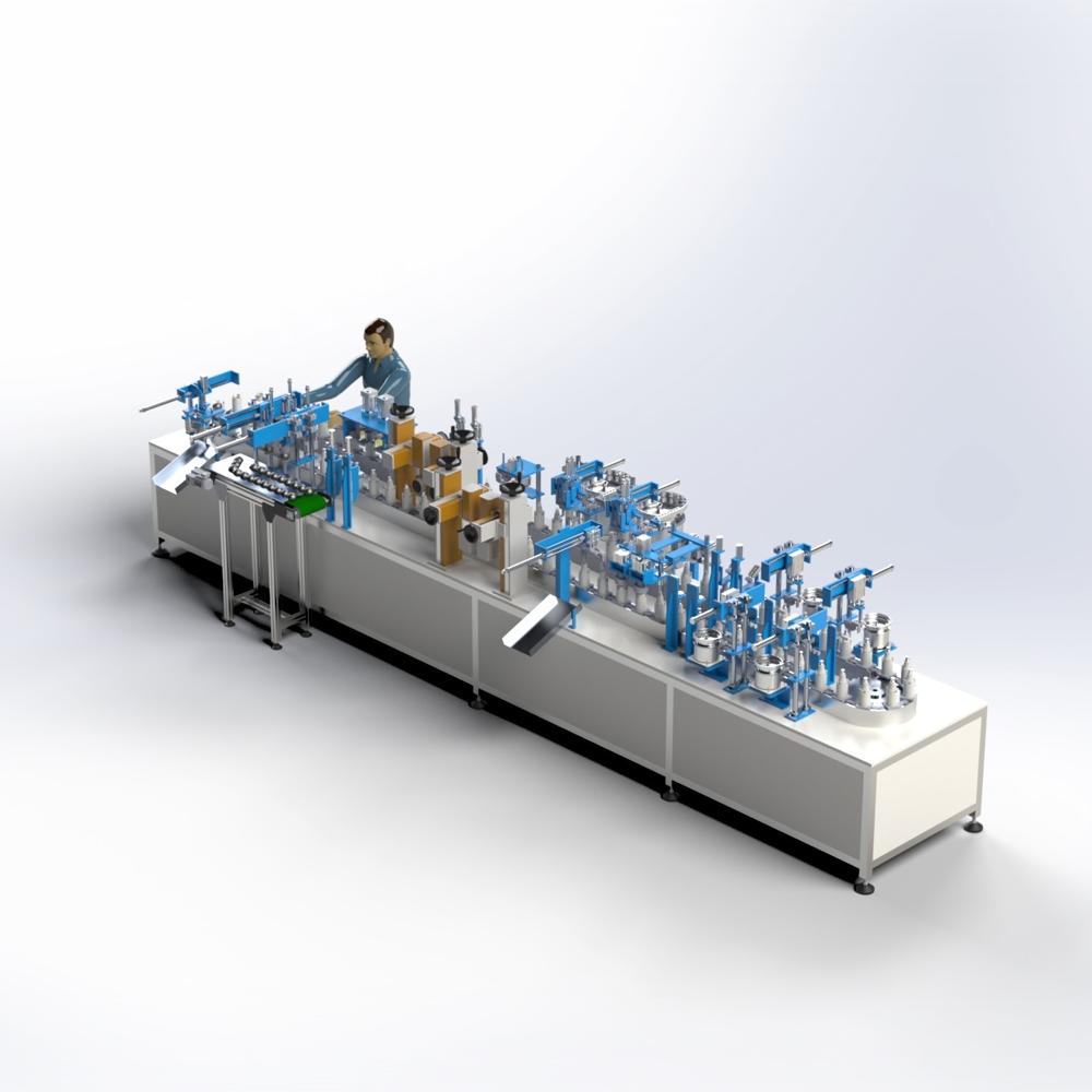 Automatic LED Bulb Assembly Line