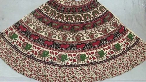 Cotton Printed Mandala Wrap Around Skirts