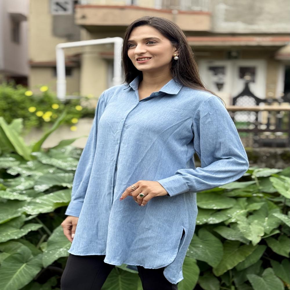 Women Oversized Casual Shirt