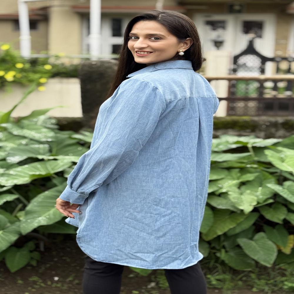 Women Oversized Casual Shirt