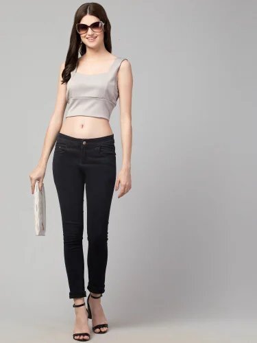 Bo18 Silver Grey Ladies Top - Feature: Good Quality