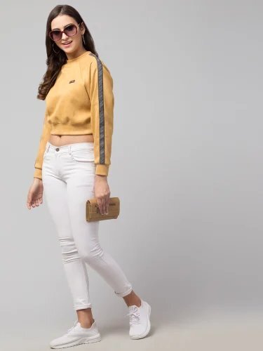 Bo20 Mustard Ladies Top - Color: Yellow