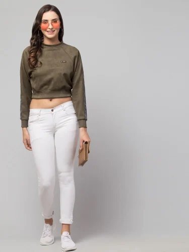 Bo20 Olive Ladies Top - Feature: Good Quality