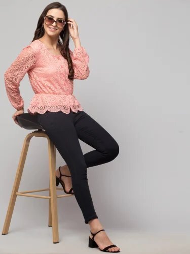 Bo23 Pink Ladies Top - Design: Plain