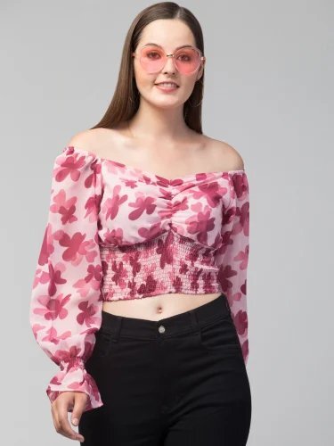 Bo45 Pink Ladies Top - Feature: Good Quality