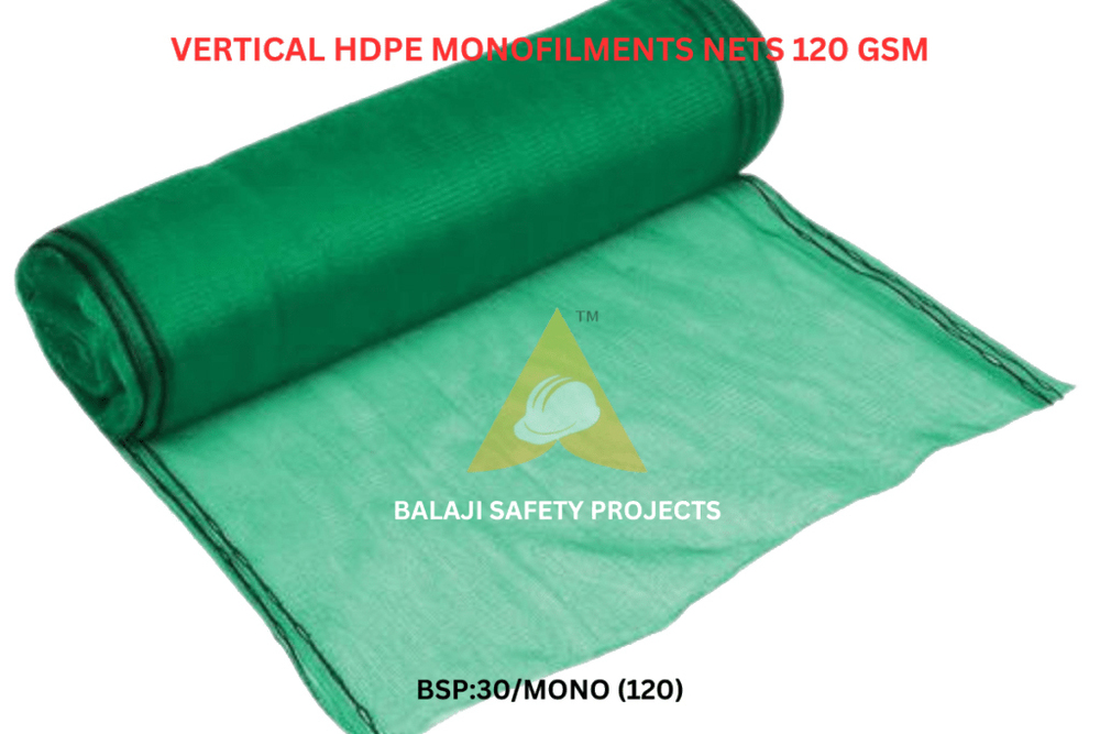 120 Gsm Vertical Hdpe Monofilments Nets - Color: Green / Red / Blue / White