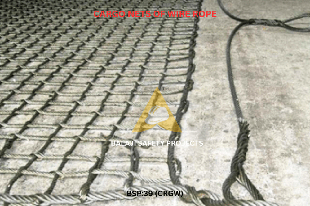 Cargo Nets Of Wire Rope - Color: Black