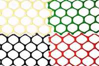 Pvc Hexa Nets - Color: White