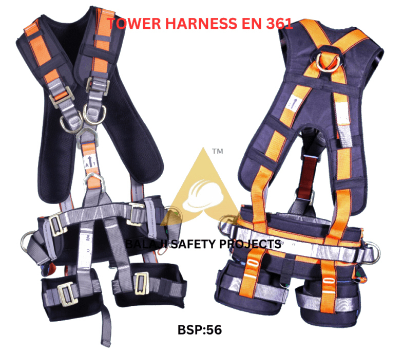 En 361 Bsp-56 Tower Harness - Color: Black