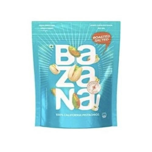 Bazana Roasted & Salted California Pistachios Sample ( 250Gms ) - Color: Brown