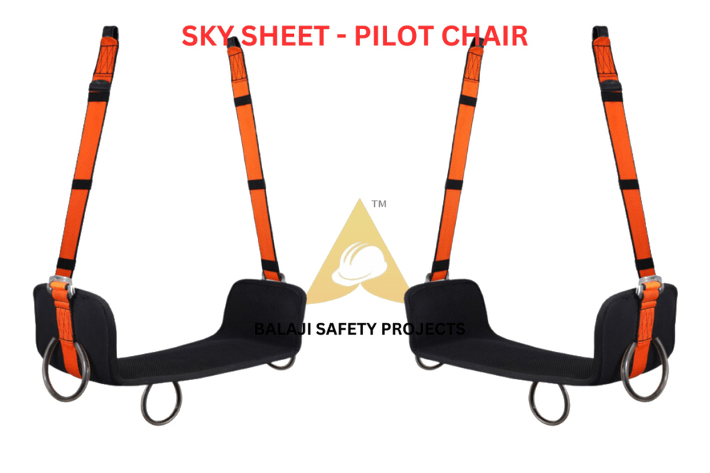 Sky Sheet Pilot Chair - Color: Orange And Black