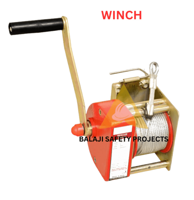 Manual Winch - Color: Orange