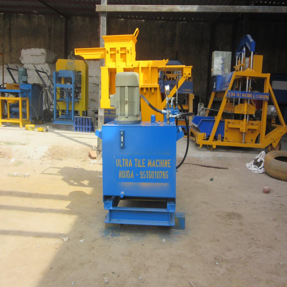 Second Hand Fly Ash Brick Making Machine - Color: Blue