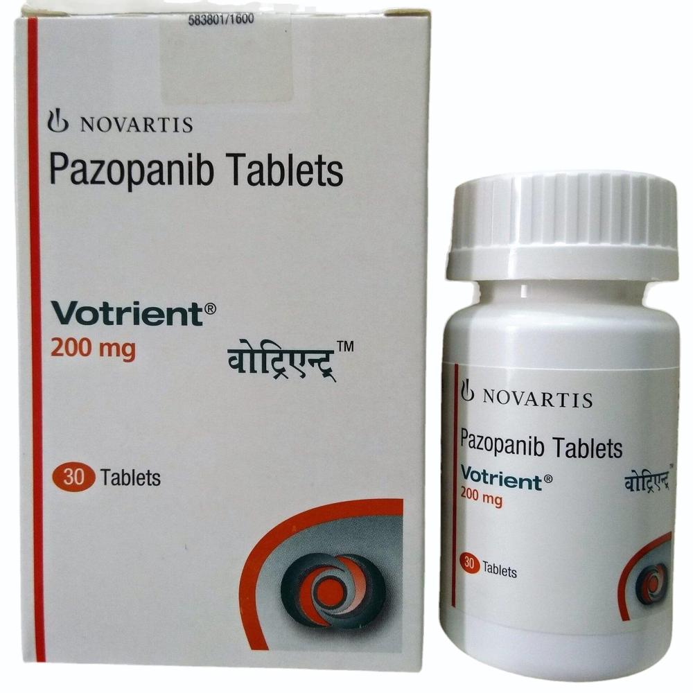 Votrient Pazopanib Hydrochloride 200mg Tablets