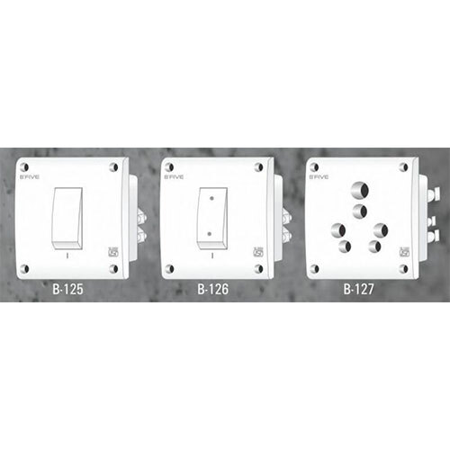 Modular Switches | 16 Amp Switch/ Socket - Color: White