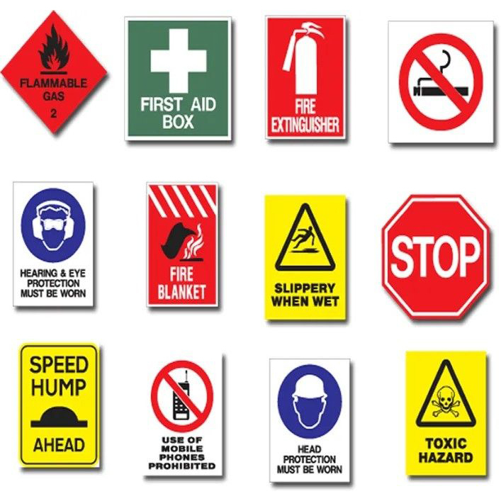 Safety Stickers - Color: All Colour