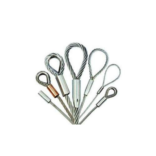 Wire Rope Sling - Color: Silver