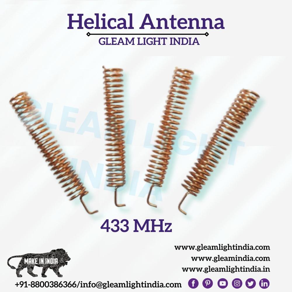 433 Mhz Helical Antenna - Application: Wireless Communication