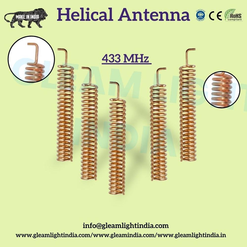 433 Mhz Helical Antenna - Application: Wireless Communication
