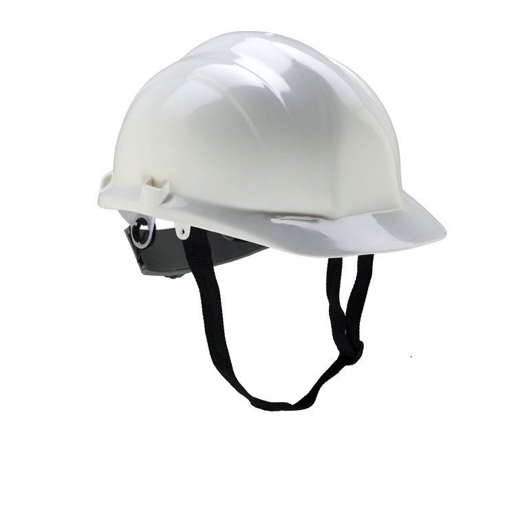 Ratchet Safety Helmets - Color: White