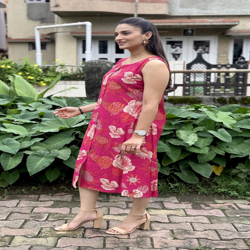 Floral A-Line Kurti