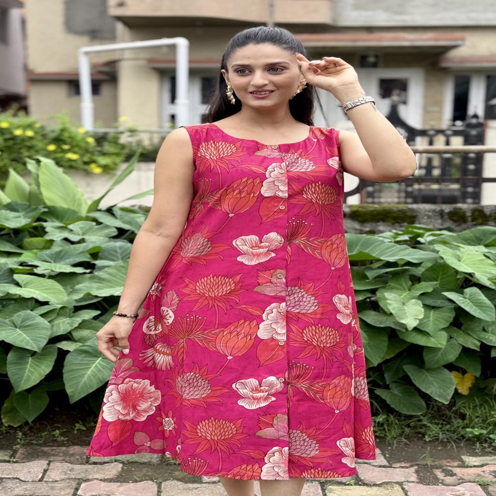 Floral A-Line Kurti