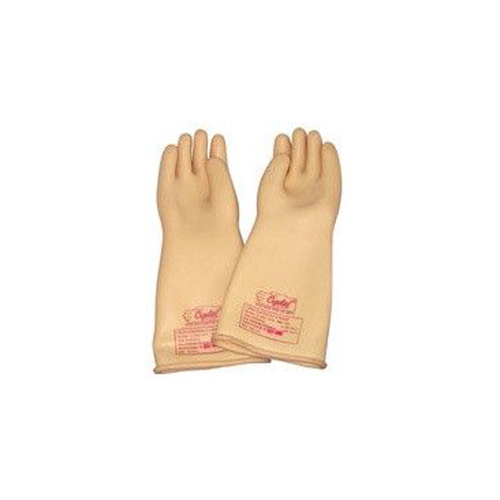 Electrical Hand Gloves - Color: Off White