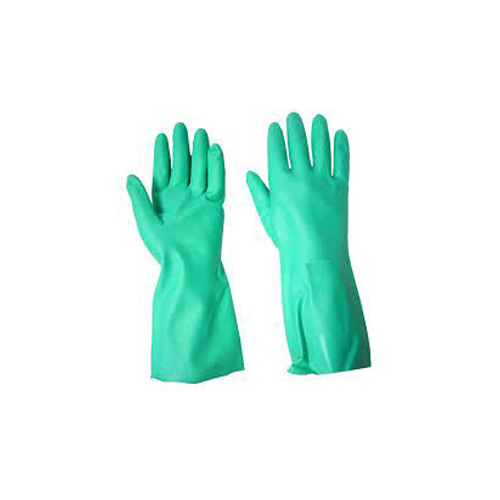 Power Free Nitrile Disposable Gloves - Color: Green