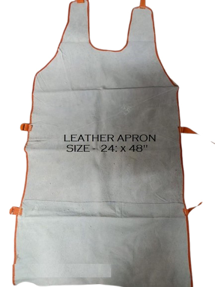 Leather Aprons - Color: Off White