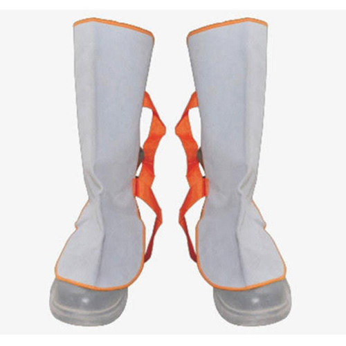 Leather Leg Gaurds - Color: White