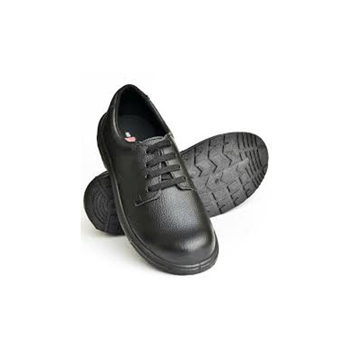Pvc Leather Safety Shoes - Color: Black