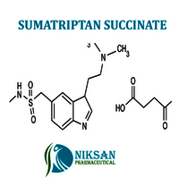 Sumatriptan Succinate - Cas No: 103628-48-4, Molecular Formula: C14h21n3o2s, Appearance: White To Off-white Powder, Purity: 99%, Shelf Life: 3 Years