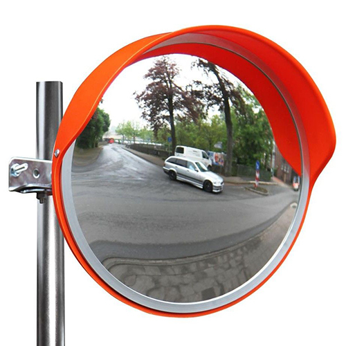 Convex Mirror - Color: Red
