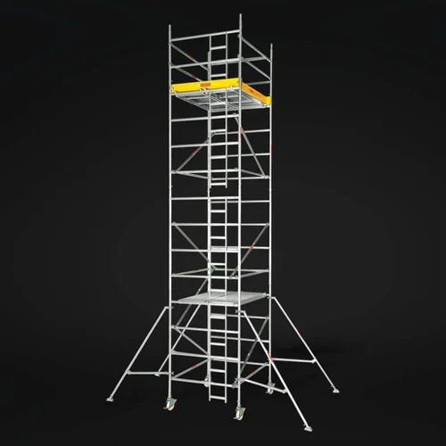16 Feet Aluminium Mobile Scaffolding Tower - Application: Construction