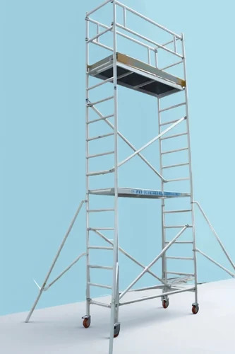 18 Feet Aluminium Mobile Scaffolding Tower - Application: Construction