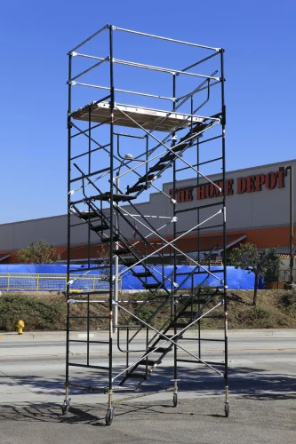 14 Feet Aluminium Tower Scaffold Stair - Application: Construction