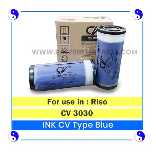 S-7220 Blue Ink For Use Ln : Riso Digital Duplicator Cv3230 - Application: Offset Printing