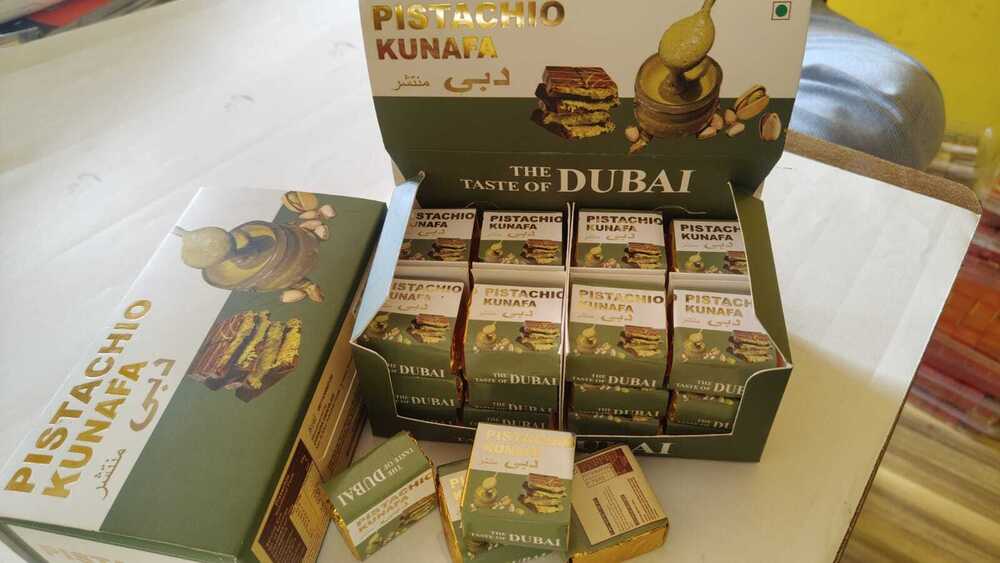 Pistachio Kunafa Chocolates