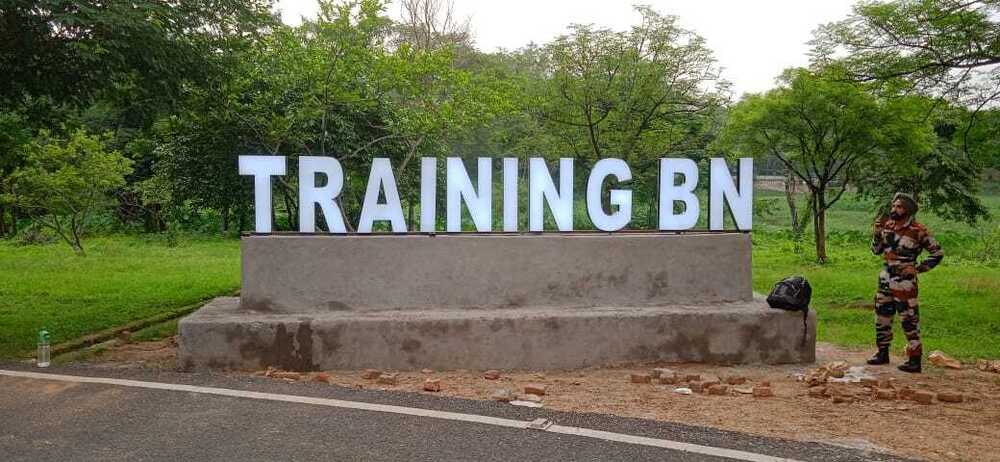 Acrylic Letter With Iron Framing