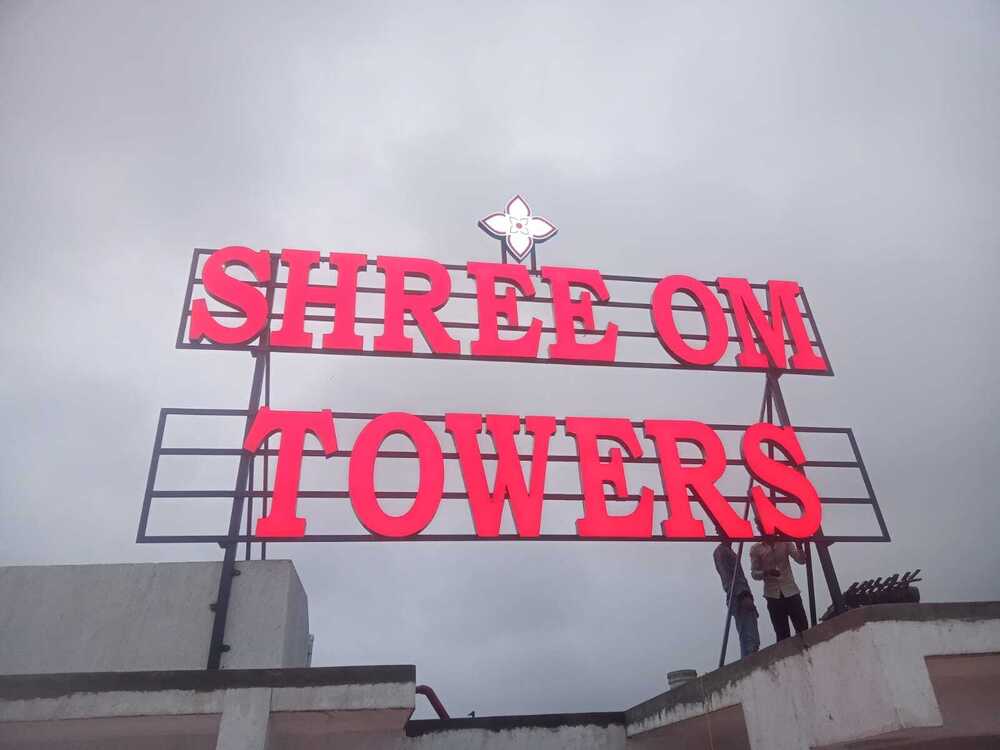 Acrylic Letter With Iron Framing